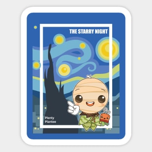 Arty-Plantee The Starry Night Sticker